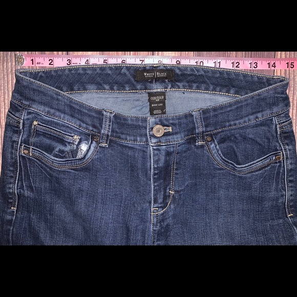White House Black Market Contour Boot Leg Jeans 6 - Picture 5 of 10